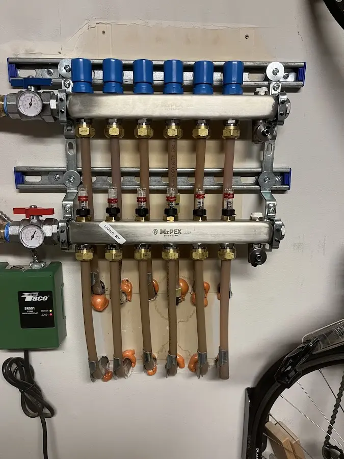 Plumber performing Leak Detection at a residential property in Walker